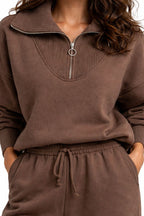 Dames Lounge Set met Ritskraag