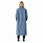 Dames Oversized Wollen Manteljas