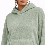 Dames Teddy Huispak met Hoodie & Lange Broek