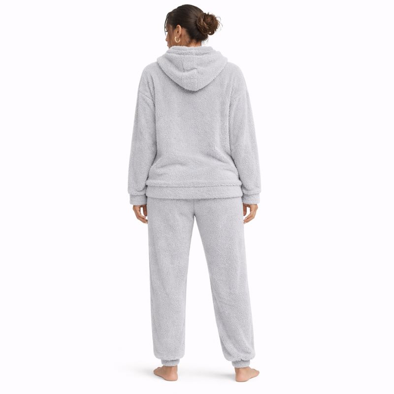 Dames Teddy Huispak met Hoodie & Lange Broek