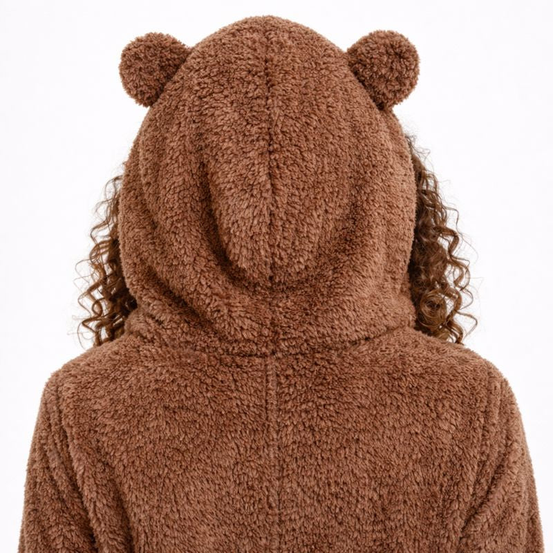 Teddy Dames Huispak met Capuchon